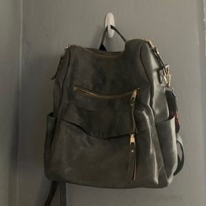 Gray Convertible Purse/Backpack